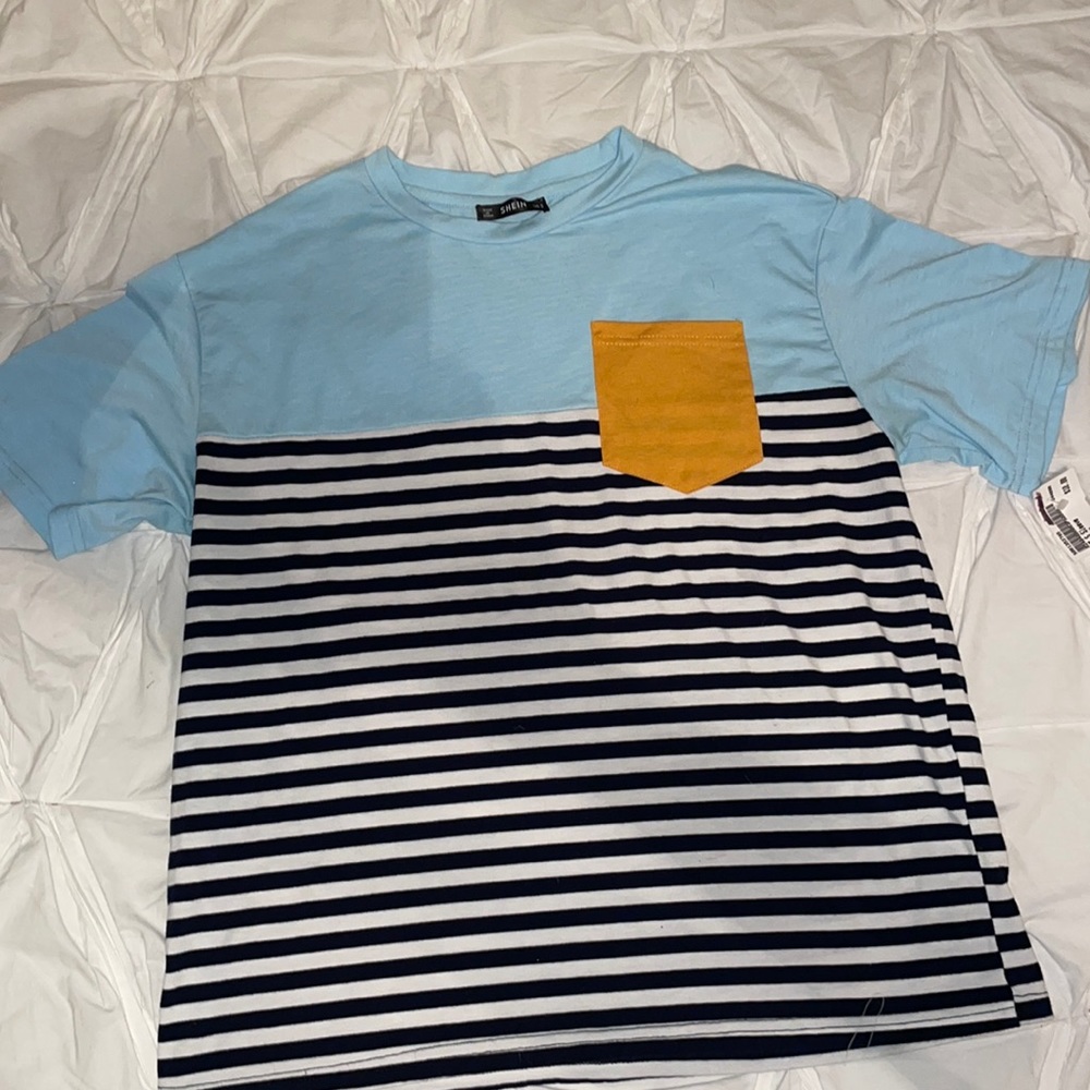 Shein super soft striped tee Med